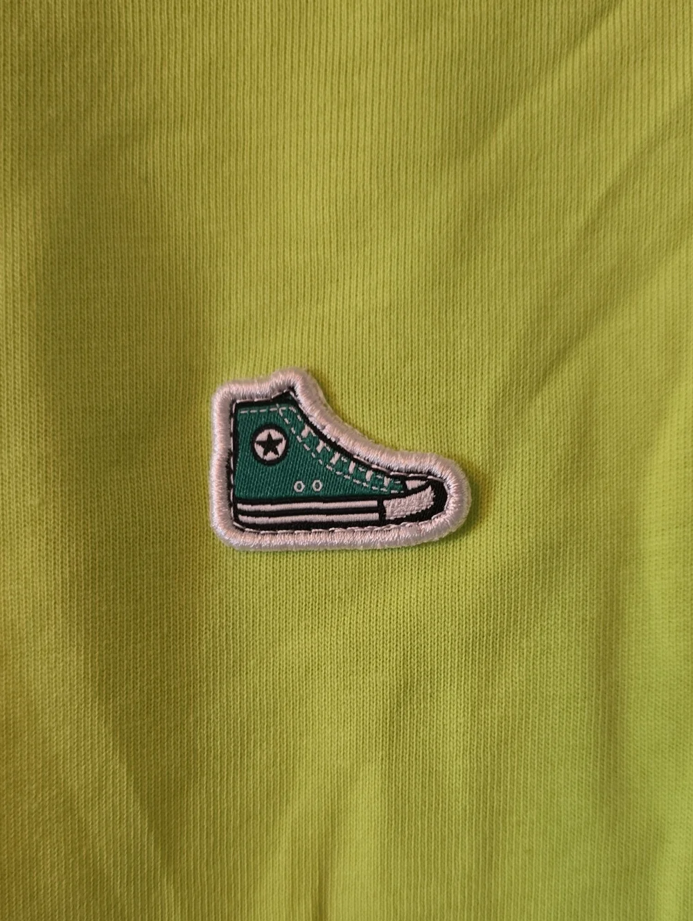 Converse Boys Green T Shirt W Sneaker Emblem